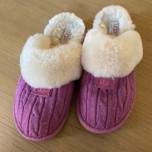 Ugg Womens Cozy Faux-Shearling Slippers